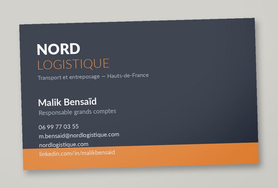 Exemple de carte de visite